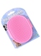 Groom Silicone Pet Bath Brush - Stress-Free Comfortable Hair Washing and Grooming for Cats and Dogs - Pink