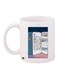 Bear Printed Coffee Mug White/Grey/Blue