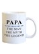 Your Wall Papa : The Man The Myth The Legend Printed Coffee Mug White/Black