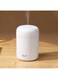 Okeiie Portable Mini Humidifier, aroma diffuser with colorful ambient light, USB Powered, with water shortage protection and power outage protection, for Bedroom Office &amp; Car Humidifier (White)