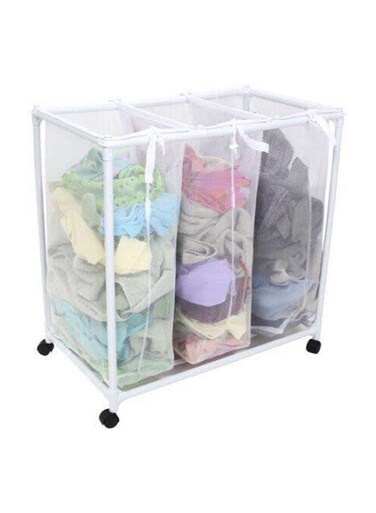 Laundry Sorter Bin with Wheels
