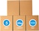 Cardboard Carton Box Size - 45x45x70 CM, 5ply (Pack of 5)
