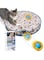 Automatic Cat Toys Ball，Rechargeable Interactive Cat Ball With Combining Cloth - Smart Motion Activate Electric LED Light For Indoor Cats Automatic，360&deg; Self-Rotating Rolling Ball with USB Charging