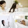 DailyCha-E Korean Shower Head and Twin Shower Filter Set A - with Antimicrobial Activated Carbon Fiber Filter - Water Filter for Removal of Bacteria, Heavy Metals, Chemicals, Odor from Tap Water