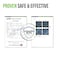 Be-Vita Pure Shower Filter - 2-in-1 Antibacterial Sediment &amp; Mineral Filtration - Dechlorinating - Water Purifier for Sensitive Skin, Hair &amp; Family Use - Made in Korea (Unscented)