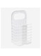 DEFAAZ Laundry Baskets Plastic Laundry Hamper Basket Collapsible Foldable Wall Hanging Household Storage Washing Bin for Clothes Toy Sundries in Bedroom Bathroom Laundry basket (Color : White)