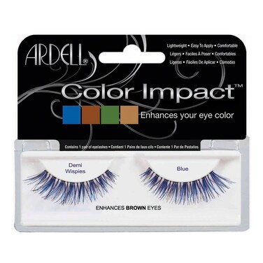 Ardell Color Impact Strip Eyelash   Demi Wispies Blue