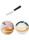 Steel Cake Icing Spatula Cake Decorating Frosting Offset Spatula, 6 Inch