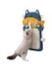 Azonee Scratch Posts with Hanging Ball, 23 x 10inches Cat Scratching Board Wall Hanging, Cat Eating Fish Shape Cat Scratch Pad for Indoor Cats or Kittens Playing Training Toys Pet Supplies