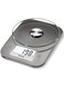 Beurer KS 26 Kitchen Scales with Large Glass Weighing Surface, Backlit Display, 5 kg Load Capacity