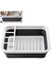 Dubai Gallery Dish Drainer Collapsible Rack White/Black 320 X 360Millimeter