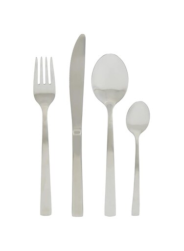Hema Oslo Cutlery Set 16-Pieces, Silver
