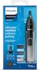 PHILIPS Nose Hair Trimmer Series 3000 Nose, Ear and Eyebrow Trimmer Showerproof with Protective Guard System Battery Operated NT3650/16, Grey