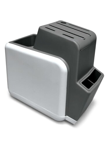 Royalford Kitchen Tools Organizer RF12481 Plastic Knife Set Holder Cutlery Kitchen Gadgets Space Saving Stand 5 Slots