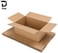 Duchic™ [5 PACK] Cardboard Moving Box,25kg Capacity, Cardboard Brown box, Corrugated box, Recyclable,Brown Carton for Packing, Shipping and Storage box, 5 ply (65X47X40) CM