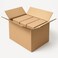 Duchic邃｢ Pack of 3 Cardboard Moving Boxes,25kg Capacity, Brown, Corrugated, Recyclable,Brown Carton for Packaging, Shipping and Storage, 5 ply (65X47X40 CM)
