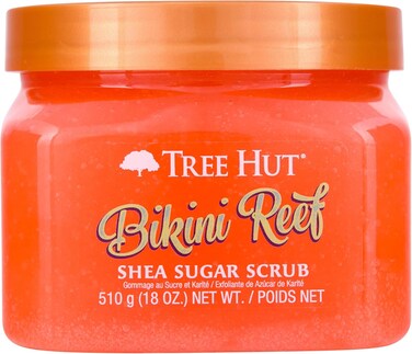 Tree Hut Bikini Reef Shea Sugar Scrub, 18 Oz, Ultra Hydrating And Exfoliating Scrub For Nourishing Essential Body Care