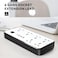 Sprinters - Universal Extension Socket     2 Meter Wire   6 AC Outlets   3 USB Ports   1 USB-C Port   UK Plug 3 Pin Socket Outlet    Surge Protector Power Strip for Home, Office, and Electronics