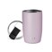 Modern Travel Coffee Mug Tumbler with Flip Lid   Reusable Insulated Stainless Steel Cold Brew Iced Coffee Cup Thermos   Gifts for Women Men Him Her   Voyager Collection   12oz   Lavender Mist