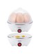 Electric Egg Cooker - 7-Egg Capacity with Auto-Off, One-Touch Operation, Egg Boiler electric cooker with Dual Poacher Pan &amp; Cup, Perfect for Hard, Medium, Soft-Boiled &amp; Poached Eggs, Easy-to-Clean