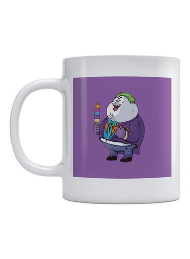 Joker Printed Coffee Mug White/Purple/Green