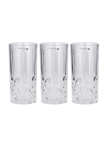 3pcs Glass Tumbler Set 360ml