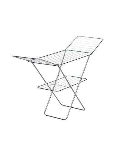 Two Tier Cloth Dryer Silver 95x175x55cm