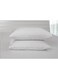Linen Klub Standard Pillow Cases 2Pcs Set, Fabric: 250Tc 100% Cotton Sateen 1 Inch Stripe, Luxury Feel Soft Bedding Cotton Blend White 50x75cm