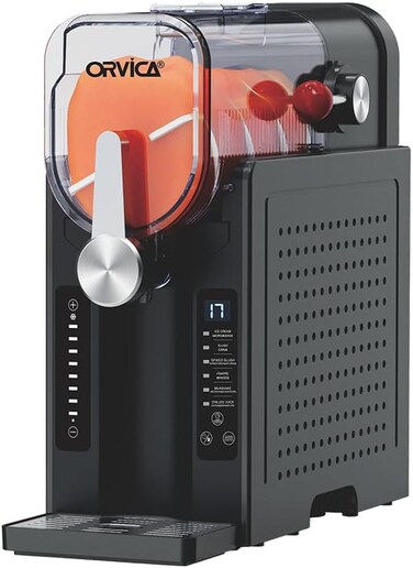 ORVICA Slushie Ice Cream Machine Commercial Frozen Juice Drink Maker Slushy Maker Milkshake Chilled Juice Machine ORM-2408B