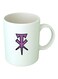 Print Printed Ceramic Mug White/Purple/Black