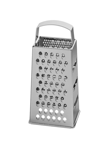 Digital Shoppy Stainless Steel Cheese Vegetables Grater Carrot Cucumber Slicer, Silver