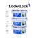 LocknLock 600ml Round Airtight Food Storage PACK of 3 &ndash; BPA-Free, Microwave, Freezer, and Dishwasher Safe