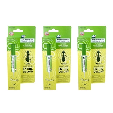 Big D Ant Power Gel Syringe 10g &ndash; Pack of 3   Professional Ant Bait for Total Colony Elimination Indoors &amp; Outdoors
