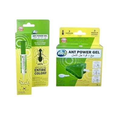 Big D Ant Power Gel Combo &ndash; Syringe 10g + Bait Capsules 3x5g   Dual-Action Ant Killer for Total Colony Elimination Indoors &amp; Outdoors