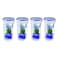LocknLock 430ml Round Food Container (Pack of 4) &ndash; Airtight, BPA-Free, Microwave, Freezer &amp; Dishwasher Safe