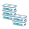 LocknLock 1L Rectangular Food Container (Pack of 5) &ndash; Airtight, BPA-Free, Microwave, Freezer, and Dishwasher Safe