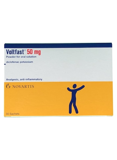 Novartis Voltfast 50mg 30 Sachets