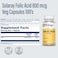 Solaray Folic Acid 800 mcg Veg Capsules 100's