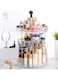 360&Acirc;&deg; Rotating Makeup Organizer Stand &acirc;&euro;&ldquo; Acrylic Cosmetic Holder for Lipsticks, Brushes, and Skincare Products