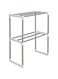 Adjustable Microwave Kitchen Shelf Rack (Silver)