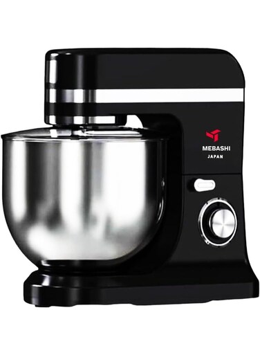 MEBASHI 12 Litre Stainless Steel Bowl Mixer Black ME-SBM1114