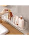 ALMEKAQUZ Acrylic Wall Mounted Shower Caddy, Clear, Acrylic Shelf, No Drilling Hang Walls Adhesive Shelf, Acrylic Bathroom Shelves with Self Adhesive Tape for Bathroom, Kitchen（32 * 10.5 * 9CM)