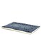 Midwest Fleece Blue Paw Print Reversible Bed, Blue/White, 22 Inches