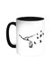 Freedom Of Birds Printed Coffee Mug Black/White