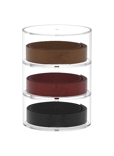 Box Storage and Display for Belt, Belt Organizer for Drawer