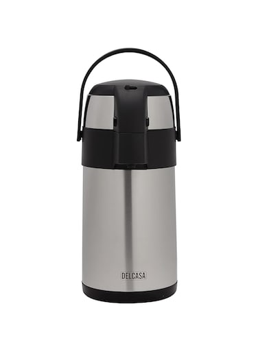 Delcasa Double Wall Stainless Steel Airpot Flask, 3000ml, DC2354