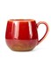 Porcelain BTQ Mug Perfect for Coffee, Tea, Latte, Cappuccino, Hot Cocoa, Milk, Party Ceramic Tea Cup for Tea Lover Gift Home Office 400ml Red
