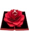 KASTWAVE Innovative Blooming Rose Engagement Ring Box, Perfect for Romantic Proposals and Engagement Presentations, Surprise Jewelry Storage Holder for Special Moments