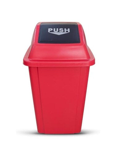 EK Bins Quadrate Garbage Bin 60L Red