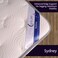 Total Comfort Sydney Mattress   25cm Thick   Euro Top   Pocket Springs   No-Turn Design   Small Single, Single, Double, Queen, King, Super King (Single 90x190x25 cm)
